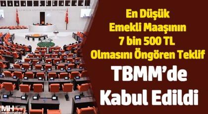 Emeklilere Müjde! TBMM'den Geçti!