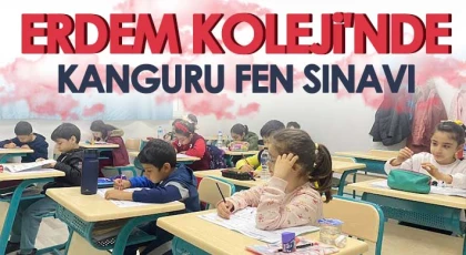 Erdem Koleji'nde Kanguru Fen Sınavı