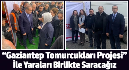 “Gaziantep Tomurcukları Projesi” İle Yaraları Birlikte Saracağız