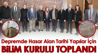 Gaziantep'te depremde hasar alan tarihi yapılar için bilim kurulu toplandı