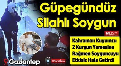 Güpegündüz Silahlı Kuyumcu Soygunu Girişimi