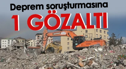 İslahiye'de yıkılan binalara ilişkin soruşturmada 1 şüpheli yakalandı