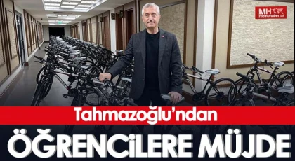  Tahmazoğlu’ndan müjde: 4 takdir getirene bisiklet