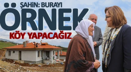 Belpınar köy evleri örnek olacak