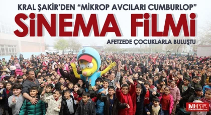 Büyükşehir'den afetzede çocuklar için sinema etkinliği