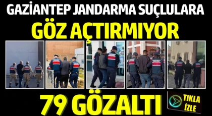 Çeşitli suçlardan aranan 79 şahıs gözaltına alındı