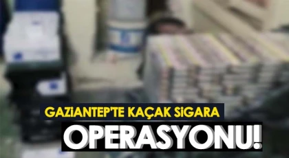 Gaziantep'te 15 bin adet kaçak sigara ele geçirildi