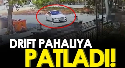 Gaziantep'te drift atan sürücüye 20 bin 342 lira ceza