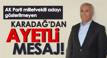 Latif Karadağ'dan dikkat çeken mesaj