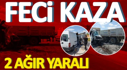 Nizip'te feci kaza: 2 ağır yaralı
