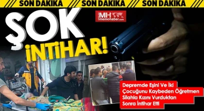 Öğretmen Önce Çocuğuna Sonra Kendi Kafasına Sıktı