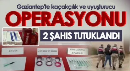 Operasyonda çok miktarda uyuşturucu madde ile suç unsuru malzeme ele geçirildi