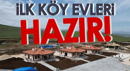 Tamamlanan Nurdağı'ndaki köy evleri teslim ediliyor