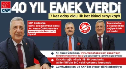 CHP’nin yılmayan emekçisi emeğinin karşılığını birinci sıra ile aldı