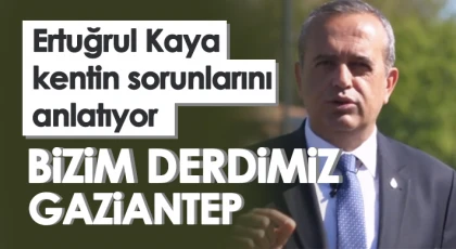 Ertuğrul Kaya kentin sorunlarını anlatıyor
