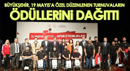 Gaziantep'te 19 branşta 742 genç sporcuya ödül