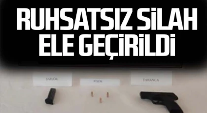 Gaziantep’te 3 adet ruhsatsız silah ele geçirildi