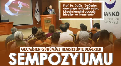 Geçmişten günümüze hemşirelikte değerler sempozyumu