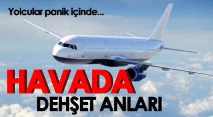 Havada korku dolu dakikalar!