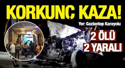 İki otomobil kafa kafaya çarpıştı: 2 ölü, 2 yaralı
