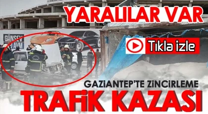  İşçi servisi, otomobil ve kum yüklü kamyonun karıştığı kazada ortalık savaş alanına döndü 