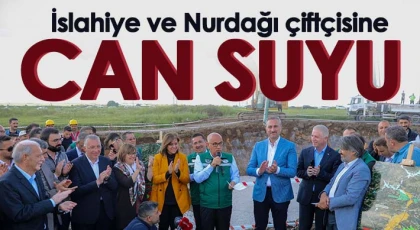 İslahiye ve Nurdağı çiftçisine can suyu
