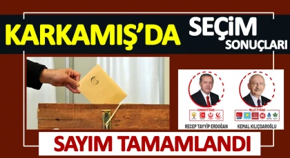 Karkamış'da oy sayımı tamamlandı... İşte Sonuçlar