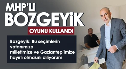 Mustafa Bozgeyik oyunu kullandı...