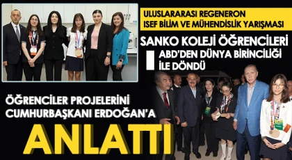 SANKO Koleji Öğrencileri ABD’den Dünya Birinciliği İle Döndü