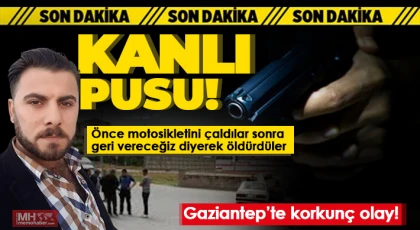 Çaldıkları motosikleti geri vereceğiz bahanesiyle çağırdılar silahla vurarak öldürdüler