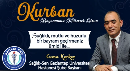 Cuma Kerkez'den Kurban Bayramı Mesajı