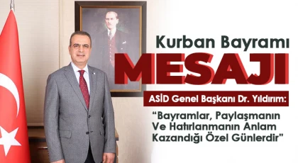 Dr. Yıldırım'dan Kurban Bayramı mesajı