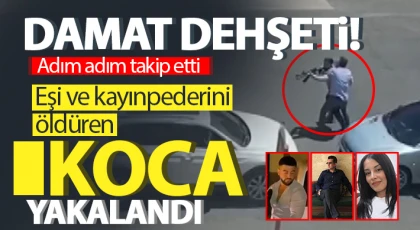 Eski eşini ve kayınpederini öldüren koca yakalandı