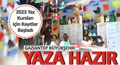 Gaziantep Büyükşehir Yaza Hazır