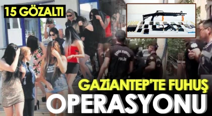 Gaziantep merkezli fuhuş operasyonunda 4 tutuklama