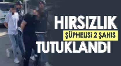 Hırsızlık şüphelisi 2 şahıs tutuklandı
