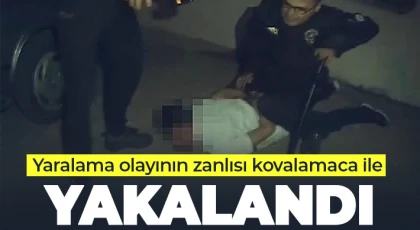 Kovalamaca anları bekçilerin yaka kamerasına yansıdı