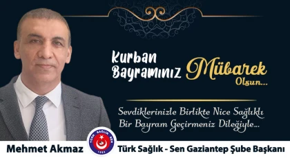 Mehmet Akmaz'dan Kurban Bayramı Mesajı