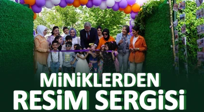 Miniklerden Resim Sergisi