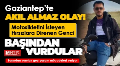 Motosikletini İsteyen Hırsızlara Dinen Genci Başından Vurdular