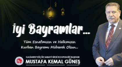 Mustafa Kemal Güneş'ten Kurban Bayramı Mesajı