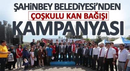 Şahinbey Belediyesi’nden Kan Bağışı Kampanyası