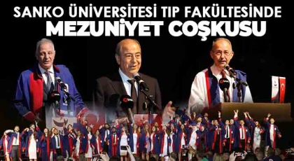 SANKO Üniversitesi Tıp Fakültesinde Mezuniyet Coşkusu