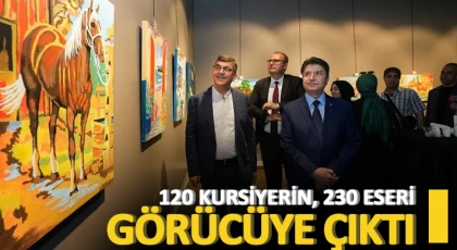 ŞSM’deki, dönem sonu sergisi açıldı