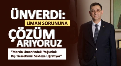 Ünverdi: Liman Sorununa Çözüm Arıyoruz