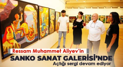 Anneler ve çocuklar temalı resim sergisi