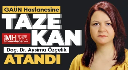 Doç. Dr. Aysima Özçelik atandı
