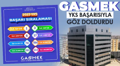 GASMEK, YKS başarısıyla göz doldurdu
