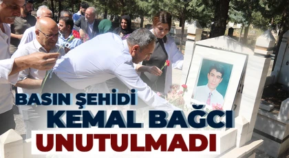 Gazeteci Kemal Bağcı unutulmadı