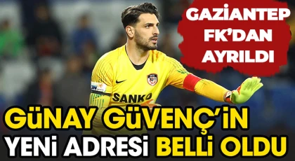 Gaziantep FK kalecisinin yeni adresi belli oldu...